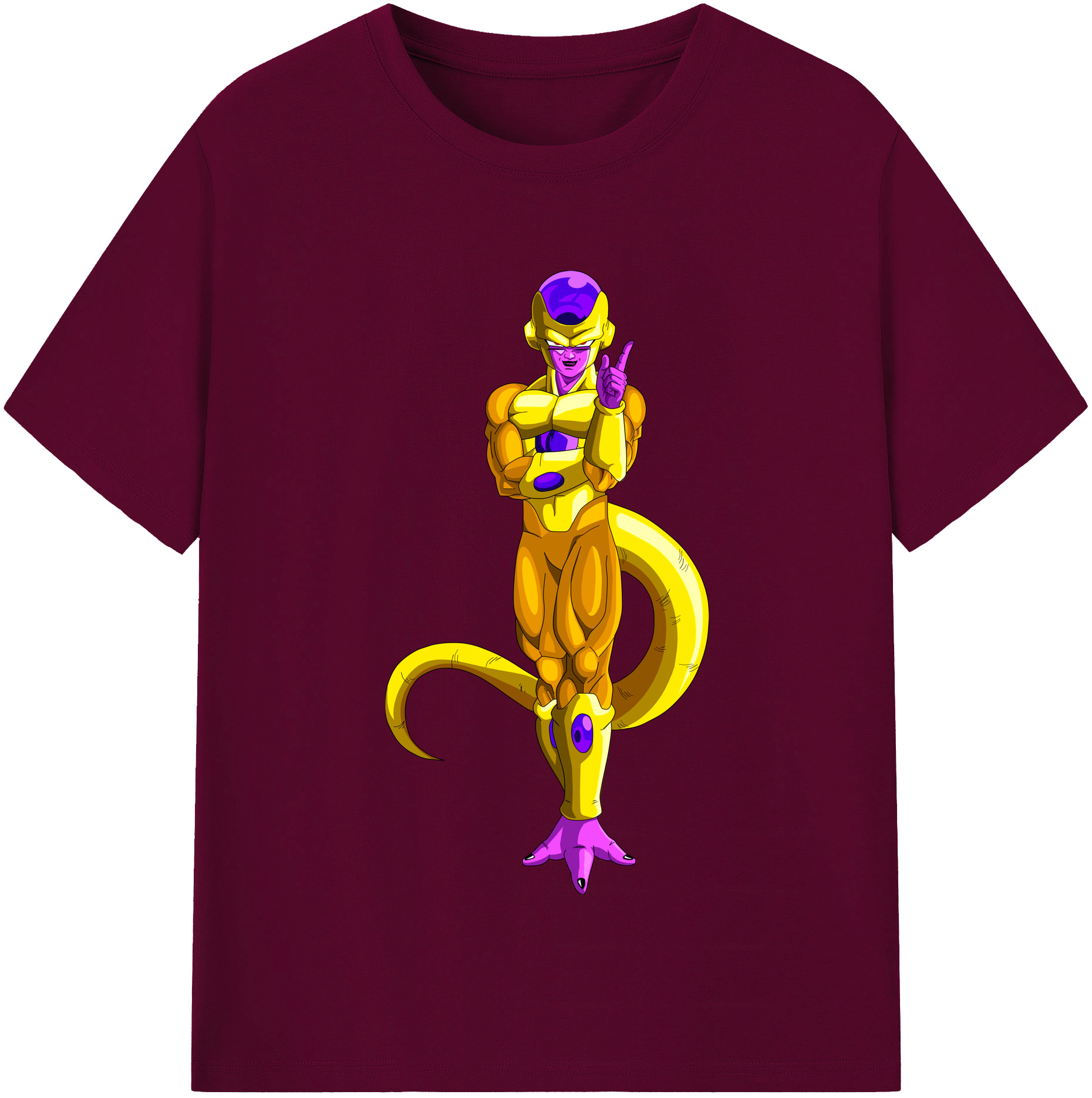 （画像用） ドラゴンボール フリーザ DRAGON BALL Frieza レディースカジュアルプリントTシャツ（綿100％）